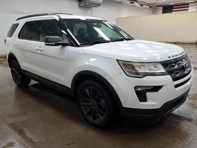 1FM5K8D88KGA39505 - 2019 FORD EXPLORER XLT أبيض صورة 4