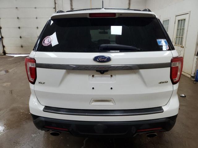 1FM5K8D88KGA39505 - 2019 FORD EXPLORER XLT أبيض صورة 6
