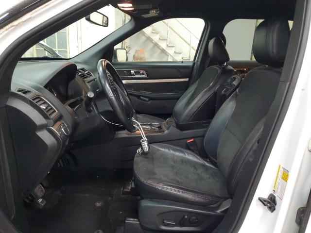 1FM5K8D88KGA39505 - 2019 FORD EXPLORER XLT أبيض صورة 7