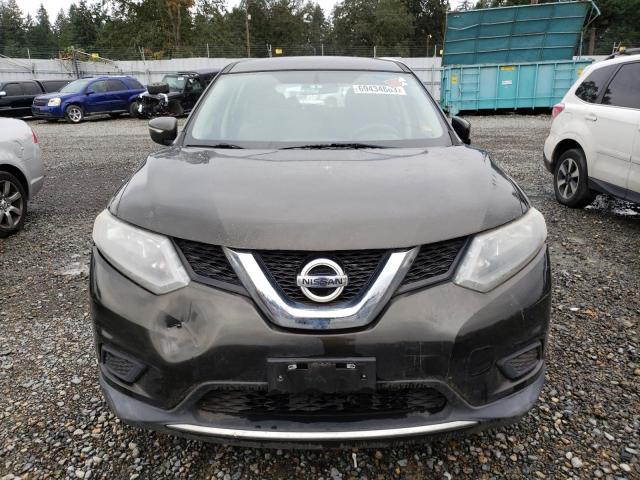 KNMAT2MT6FP536317 - 2015 NISSAN ROGUE S GRAY photo 5