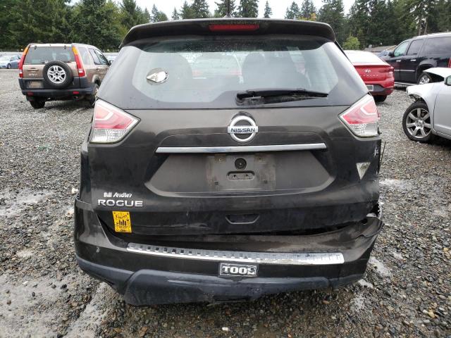 KNMAT2MT6FP536317 - 2015 NISSAN ROGUE S GRAY photo 6