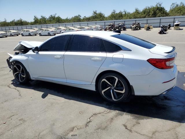 1HGCV1F37NA038849 - 2022 HONDA ACCORD SPORT WHITE photo 2