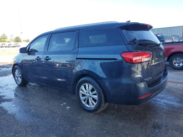 KNDMB5C11F6069721 - 2015 KIA SEDONA LX BLUE photo 2