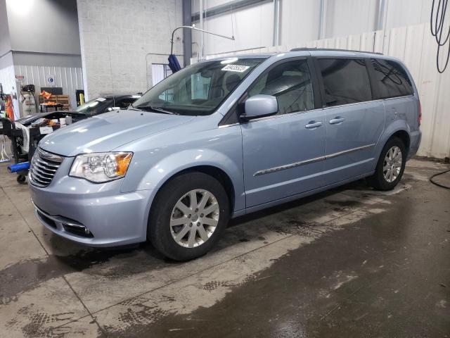 2C4RC1BG8DR508761 - 2013 CHRYSLER TOWN & COU TOURING BLUE photo 1