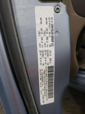 2C4RC1BG8DR508761 - 2013 CHRYSLER TOWN & COU TOURING BLUE photo 13