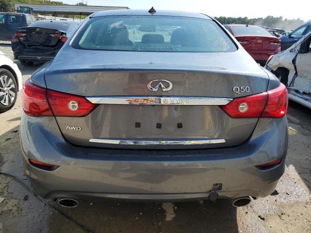 JN1BV7AR9FM421526 - 2015 INFINITI Q50 BASE GRAY photo 6