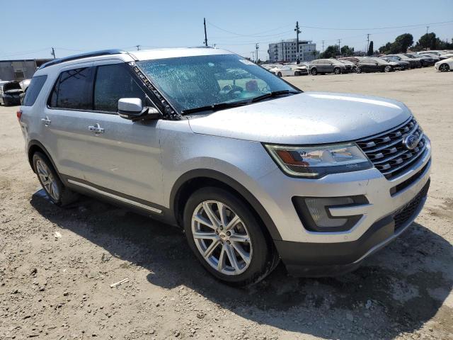 1FM5K7F87GGC90403 - 2016 FORD EXPLORER LIMITED SILVER photo 4