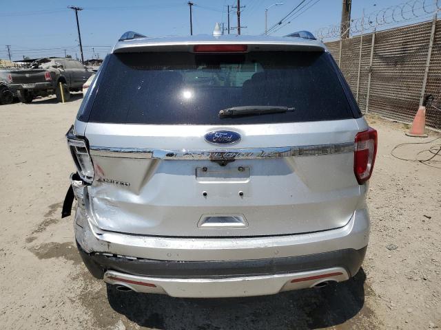 1FM5K7F87GGC90403 - 2016 FORD EXPLORER LIMITED SILVER photo 6