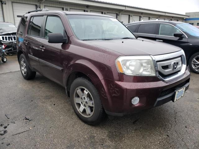 5FNYF4H96AB012149 - 2010 HONDA PILOT TOURING BURGUNDY photo 4