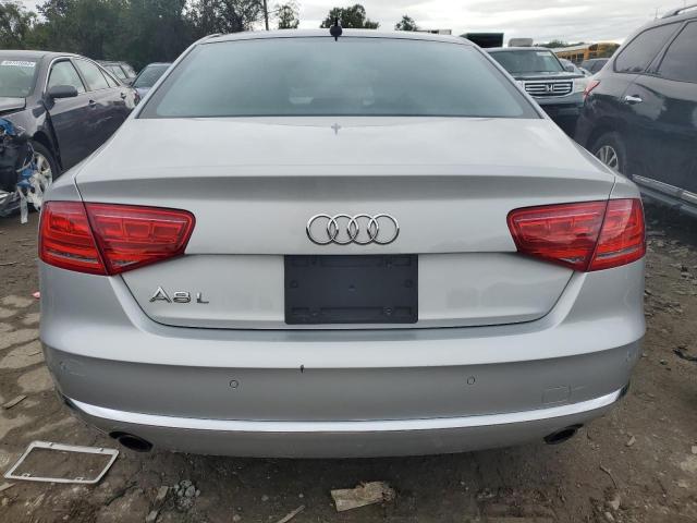 WAURGAFD3DN002642 - 2013 AUDI A8 L QUATTRO SILVER photo 6