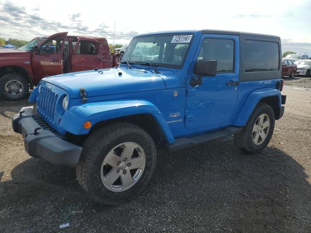 1J4AA5D10BL617945 - 2011 JEEP WRANGLER SAHARA BLUE photo 1