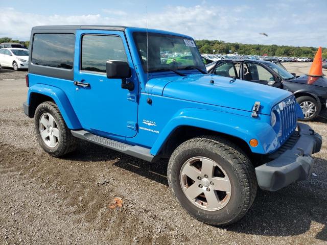 1J4AA5D10BL617945 - 2011 JEEP WRANGLER SAHARA BLUE photo 4