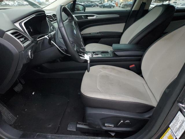 3FA6P0HD1KR250496 - 2019 FORD FUSION SE GRAY photo 7