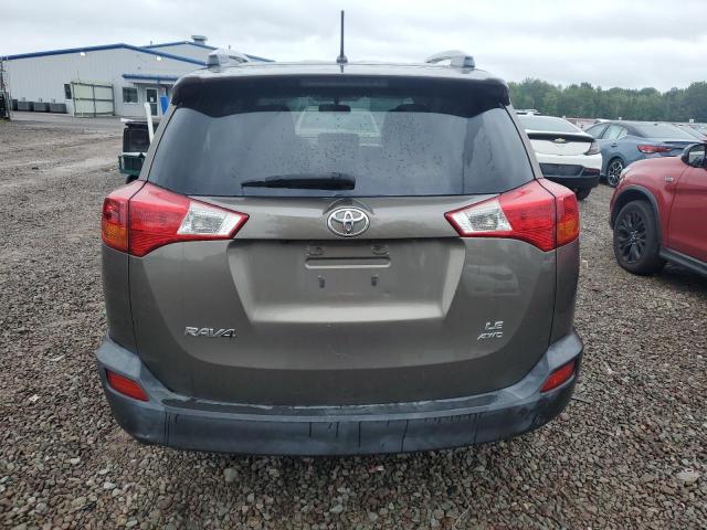 JTMBFREVXED077152 - 2014 TOYOTA RAV4 LE BROWN photo 6