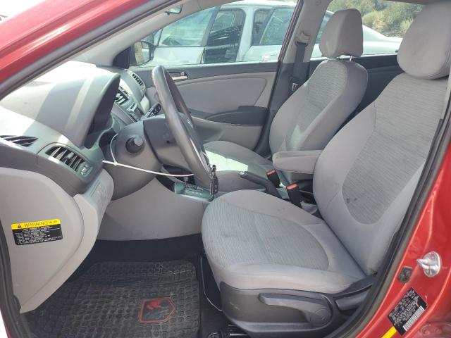 KMHCT5AE5HU351448 - 2017 HYUNDAI ACCENT SE Қызыл фото 7