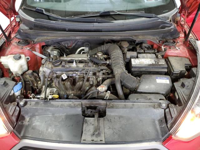 KMHTC6AE8GU284669 - 2016 HYUNDAI VELOSTER TURBO წითელი ფოტო 11