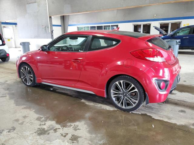 KMHTC6AE8GU284669 - 2016 HYUNDAI VELOSTER TURBO წითელი ფოტო 2