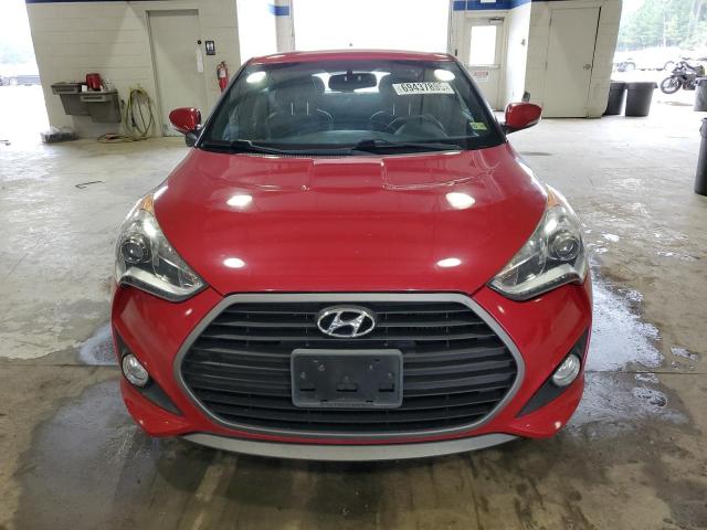 KMHTC6AE8GU284669 - 2016 HYUNDAI VELOSTER TURBO წითელი ფოტო 5