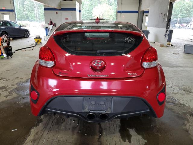 KMHTC6AE8GU284669 - 2016 HYUNDAI VELOSTER TURBO წითელი ფოტო 6