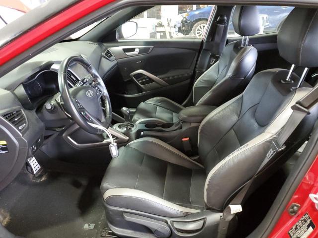 KMHTC6AE8GU284669 - 2016 HYUNDAI VELOSTER TURBO წითელი ფოტო 7