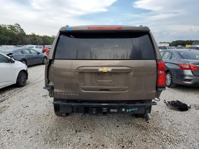 1GNSCHKC6GR464526 - 2016 CHEVROLET SUBURBAN C1500 LT BROWN photo 6