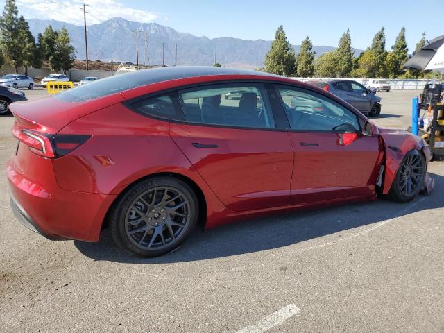 5YJ3E1EA8RF843626 - 2024 TESLA MODEL 3 RED photo 3