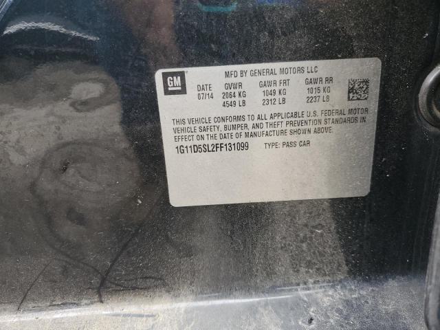 1G11D5SL2FF131099 - 2015 CHEVROLET MALIBU 2LT 黑色 照片 12