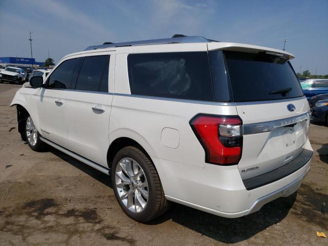 1FMJK1MT5KEA52542 - 2019 FORD EXPEDITION MAX PLATINUM WHITE photo 2