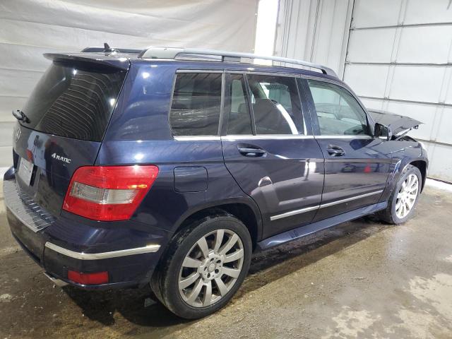 WDCGG8HB0AF391321 - 2010 MERCEDES-BENZ GLK 350 4MATIC BLUE photo 3