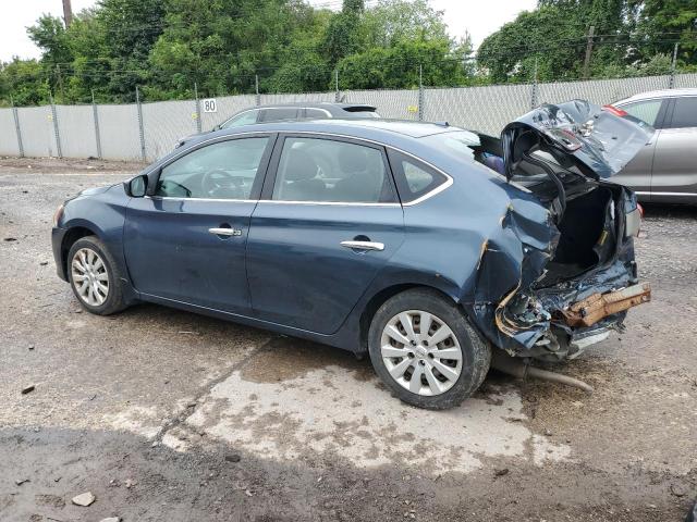 3N1AB7AP8DL701206 - 2013 NISSAN SENTRA S ლურჯი ფოტო 2