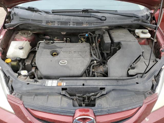 JM1CR293380322204 - 2008 MAZDA 5 RED photo 12