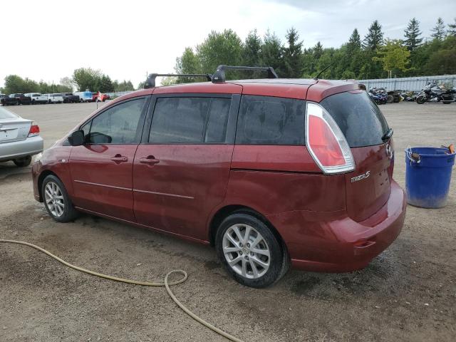 JM1CR293380322204 - 2008 MAZDA 5 RED photo 2