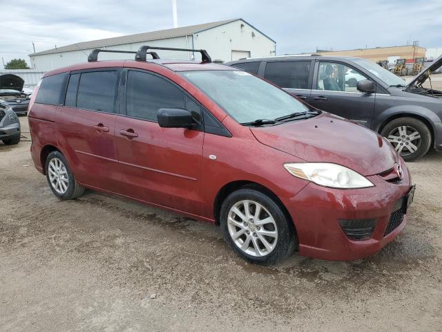 JM1CR293380322204 - 2008 MAZDA 5 RED photo 4