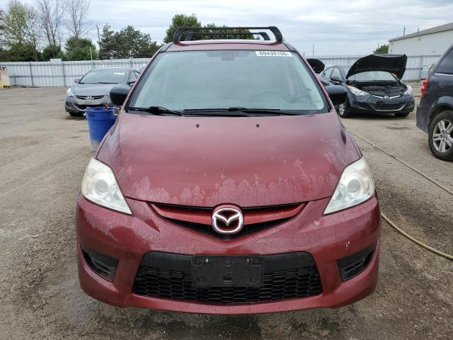 JM1CR293380322204 - 2008 MAZDA 5 RED photo 5
