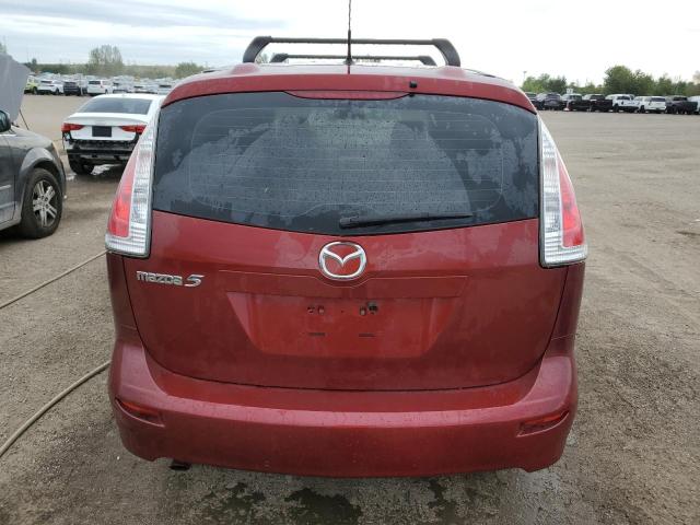 JM1CR293380322204 - 2008 MAZDA 5 RED photo 6