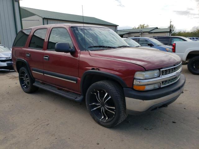 1GNEK13T91J278202 - 2001 CHEVROLET TAHOE K1500 MAROON photo 4