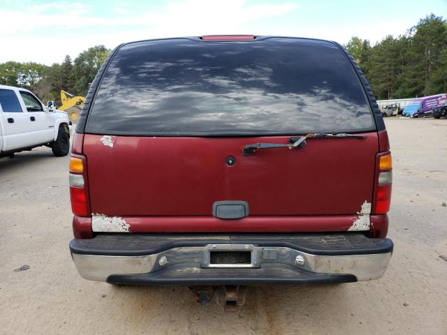 1GNEK13T91J278202 - 2001 CHEVROLET TAHOE K1500 MAROON photo 6