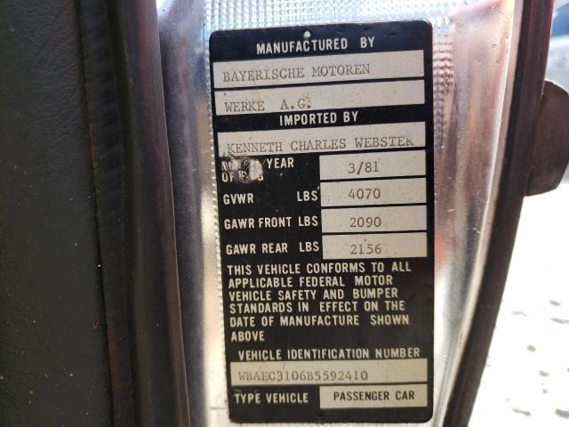WBAEC3106B5592410 - 1981 BMW ALL OTHER GRAY photo 12