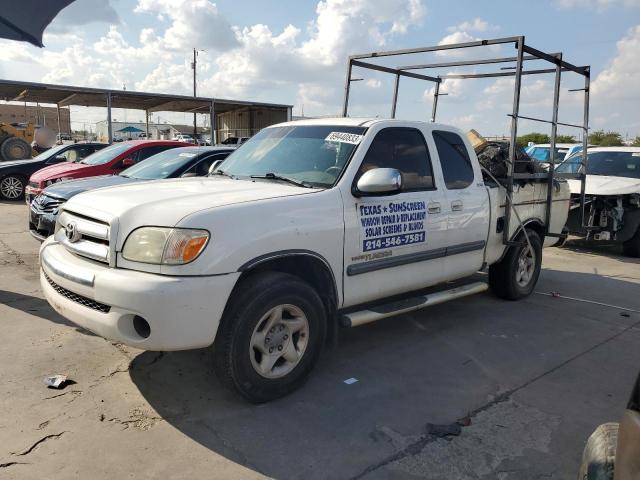5TBRU34146S479618 - 2006 TOYOTA TUNDRA ACCESS CAB SR5 WHITE photo 1