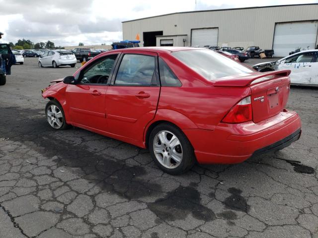 1FAFP38Z35W161642 - 2005 FORD FOCUS ZX4 ST RED photo 2