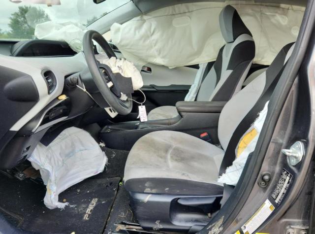 JTDKBRFU4G3000660 - 2016 TOYOTA PRIUS GRAY photo 7