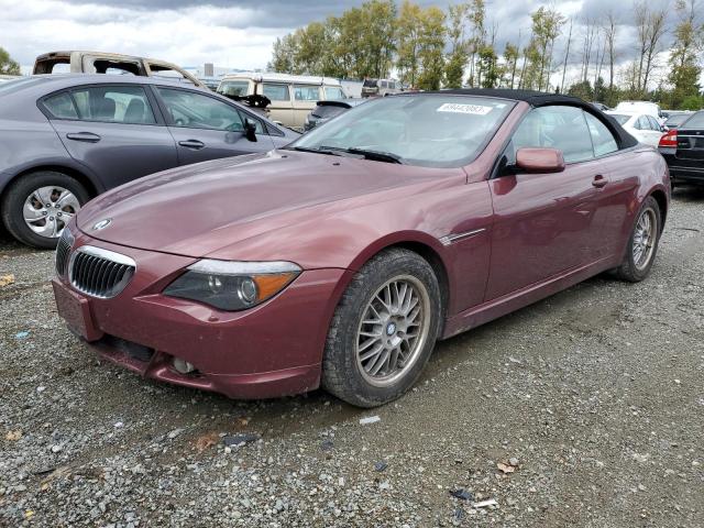 WBAEK73475B325700 - 2005 BMW 645 CI AUTOMATIC BURGUNDY photo 1