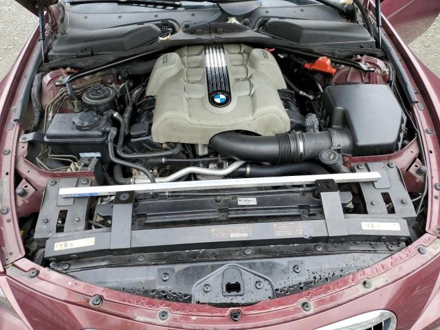 WBAEK73475B325700 - 2005 BMW 645 CI AUTOMATIC BURGUNDY photo 11