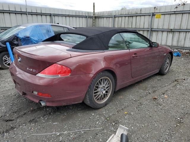 WBAEK73475B325700 - 2005 BMW 645 CI AUTOMATIC BURGUNDY photo 3