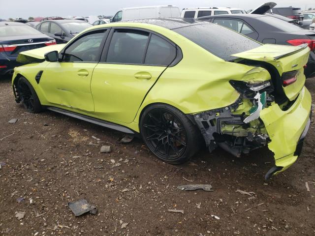 WBS43AY04PFN58937 - 2023 BMW M3 COMPETITION GREEN photo 2