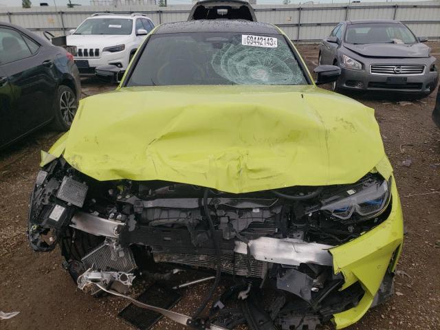 WBS43AY04PFN58937 - 2023 BMW M3 COMPETITION GREEN photo 5