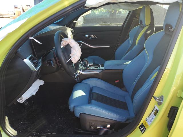 WBS43AY04PFN58937 - 2023 BMW M3 COMPETITION GREEN photo 7