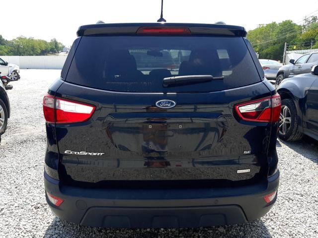 MAJ3P1TE6JC197381 - 2018 FORD ECOSPORT SE შავი ფოტო 6