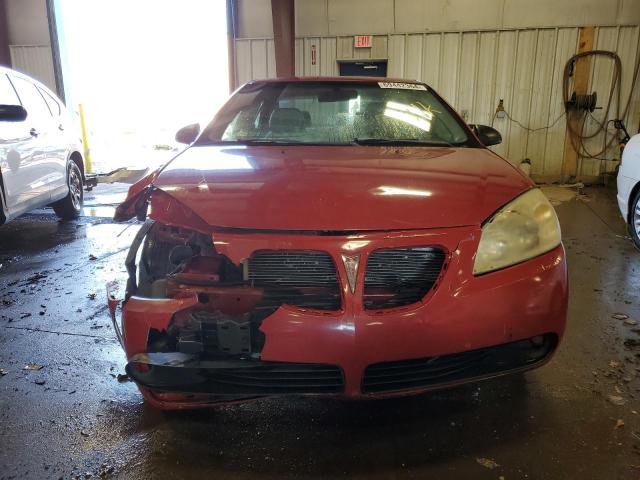 1G2ZG58N674145504 - 2007 PONTIAC G6 BASE RED photo 5