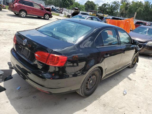 3VW2K7AJ5CM351598 - 2012 VOLKSWAGEN JETTA BASE BLACK photo 3